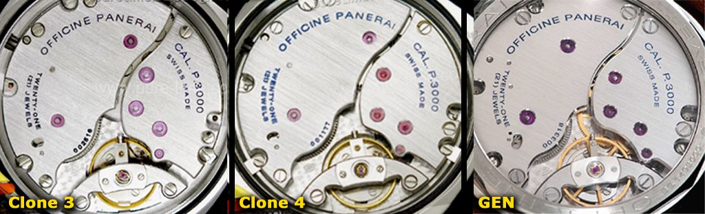 Evolution of P.3000 Clone movements From Clone1 to Clone 4